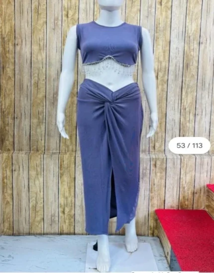 Party Waer two peice with drap skirt